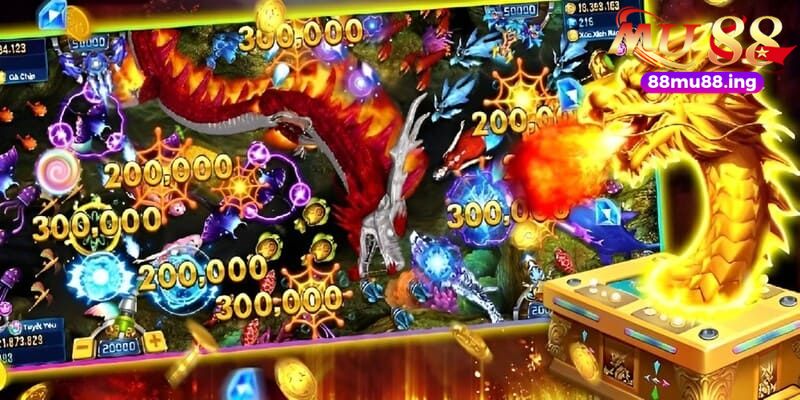 Bắn cá long vương là game đổi thưởng thú vị tại MU88